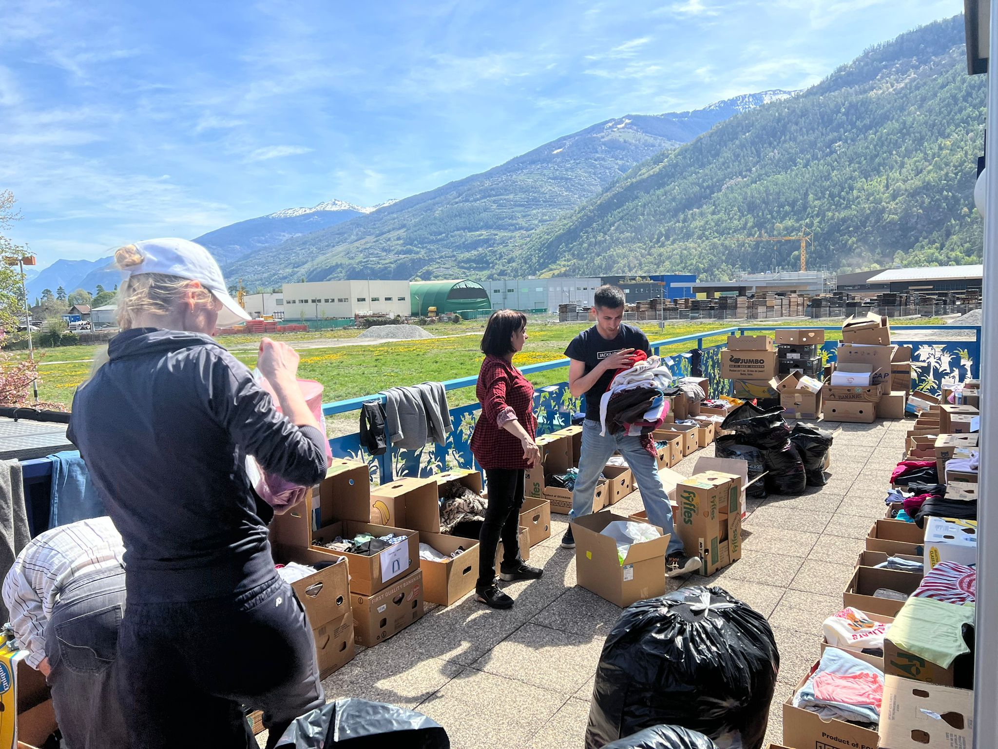 Le travail au centre de distribution